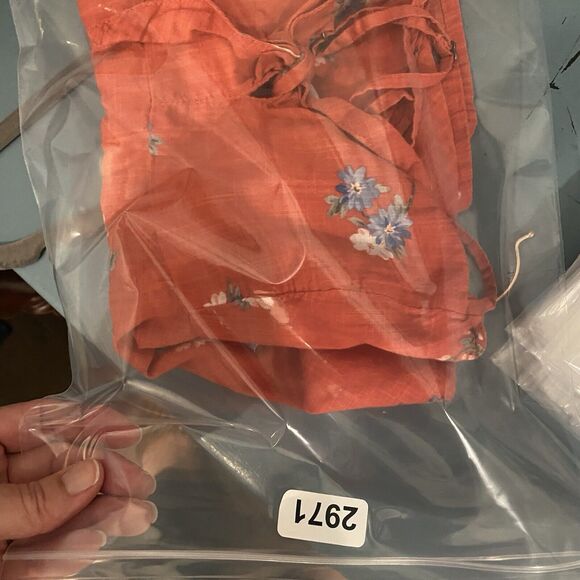 Abercrombie Babydoll Tank Small Floral Smocked Coquette Summer Cottagecore Y2K - Picture 14 of 14